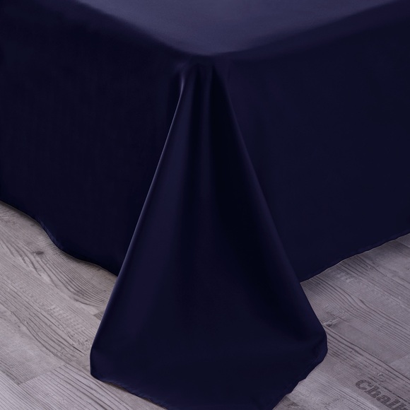 Lux Bed Sheet Set - King size- Navy - Picture 4 of 7